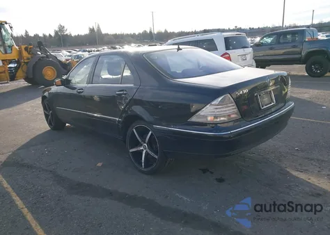 2002 Mercedes-Benz S 430 z USA, uszkodzony, nr VIN WDBNG70J32A257197